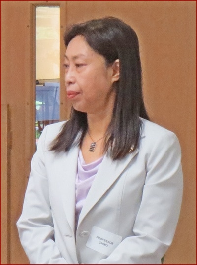June 2017 Workshop with Visiting Professor Mayumi Chino