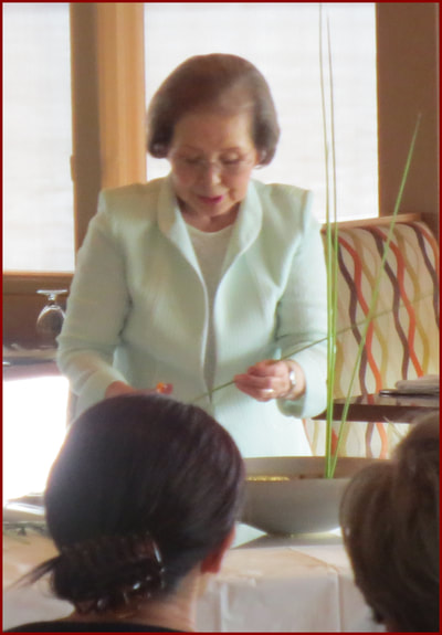 September 2017 Chapter Luncheon and Ikebana Demonstration