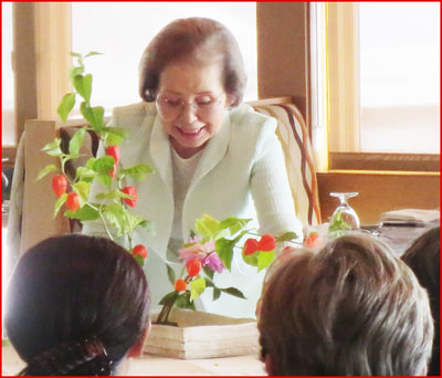 September 2017 Chapter Luncheon and Ikebana Demonstration